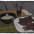Churros de chocolate con natillas caseras