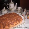 Torta de manzana y crocanti de canela