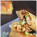 Rolls de pollo y verdura