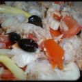 Esqueixada de bacalao