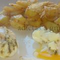 Patatas especiadas con huevos poche en Ollas GM