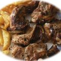 Barbacoa de conejo marinado