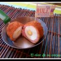 HUEVOS A LA ESCOCESA CON SALSA BARBACOA