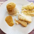 DORADA EN TEMPURA CON ARROZ AL CURRY