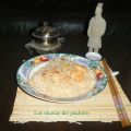 FIDEOS CHINOS CON LANGOSTINOS y CALAMAR