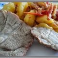 Magro de cabeza al horno