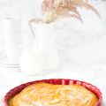 Ruffle milk pie