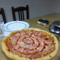 Pizza Barbacoa con masa GORDITA!!!
