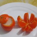 Bicocho con crema de naranja