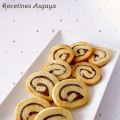 Espirales de Crema de Chocolate con Avellanas