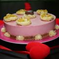 Tarta fresca de chocolate blanco y fresa con[...]