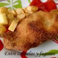 Cachopo de cecina y queso de cabra