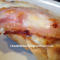 Tosta de bacon y queso