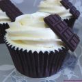 Cupcakes de dos chocolates y tutorial