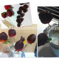 BROCHETA DE FRUTA FRESCA CON CHOCOLATE