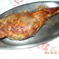 Pierna de cordero asada