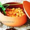 Tkalia ou Douara con garbanzos