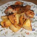 Rustidera de Pollo con Patatas al Horno