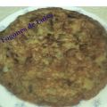 TORTILLA DE BERENJENA Y PIMIENTO CON PATATA