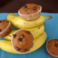 Muffins de plátano y chocolate