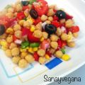 Ensalada vegana de garbanzos