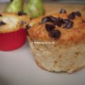 Muffins de pera y chocolate