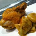 Pollo al azafrán