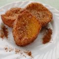 Torrijas con canela, limón y vainilla