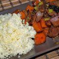 Verduras de otoño especiadas y cuscús