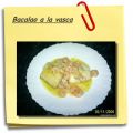 Bacalao a la vasca: Chefomatic