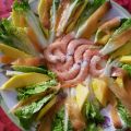 . Ensalada de langostinos, mango y salmón[...]