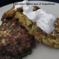 Buñuelos de Calabacín y salsa de yogurt