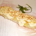 Espárragos rellenos de langostino