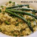 Risotto de espárragos trigueros