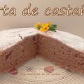 Tarta de castañas