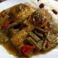 Pollo con verduras al curry