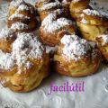 Bocaditos de pasta choux con crema pastelera