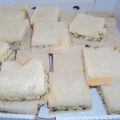 Sandwich de rúcula, roquefort y nueces
