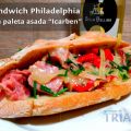 Sandwich Philadelphia con Paleta Asada 