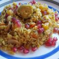 ARROZ CON VERDURAS Y GRANADAS