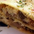 Lasagna de boletus y tofu