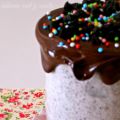Mini Cake de Brownie de Oreo