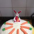 Carrot Cake y paso a paso para modelar un conejo