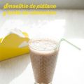 Smoothie de plátano y leche de almendras