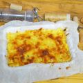 Pastel de calabacín y atún al horno