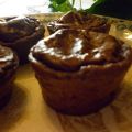 Muffins de chocolate y avellana