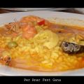 Arroz marinero  caldoso
