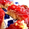 Cuadraditos de fresas y coco. Feliz lunes!