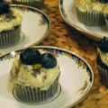 Blueberry and Earl Grey cupcakes!!!!!!!!