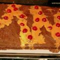 Bizcocho de chocolate y manzana de Bibi